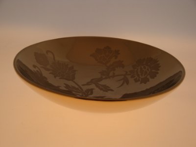 Piatto centrotavola gold